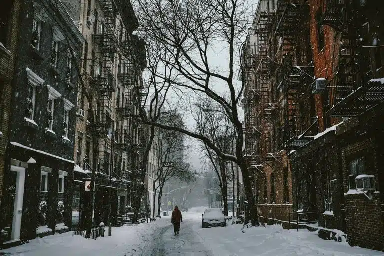 rue gel neige