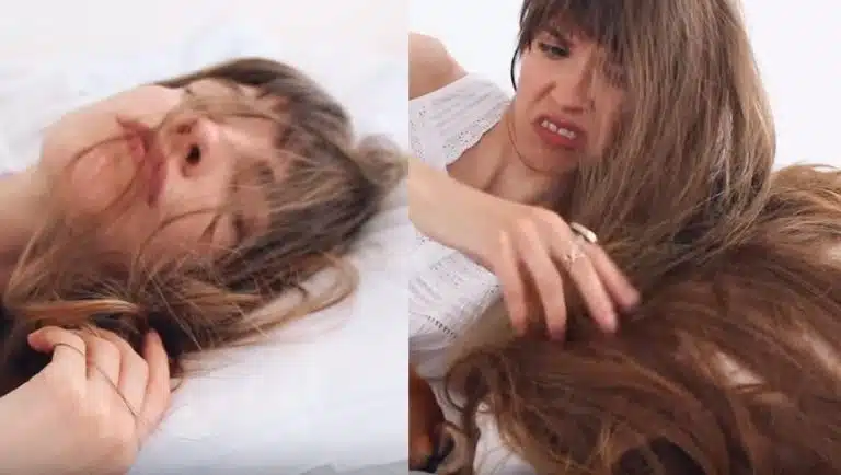 cheveux dormir nuit ab&icirc;mer coiffure soin de nuit