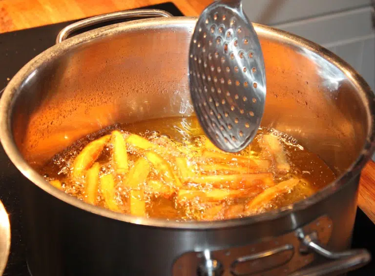 frites friture huile