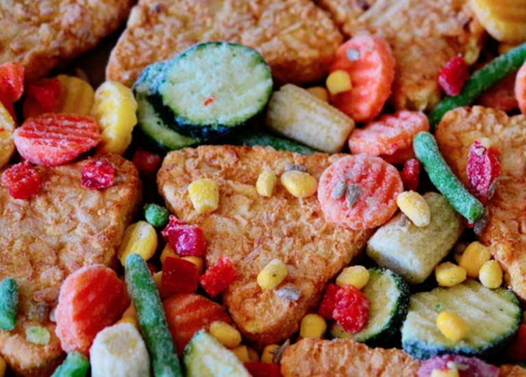 aliments congel&eacute;s cong&eacute;lateur
