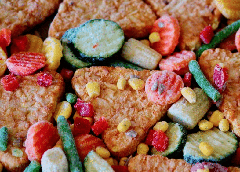 aliments congelés congélateur