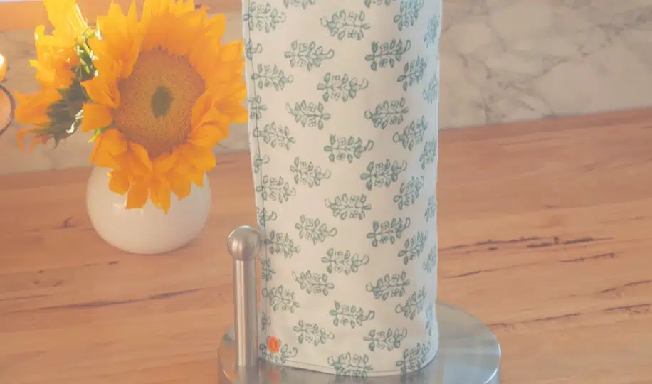 rouleau d'essuie tout en lingettes lavables