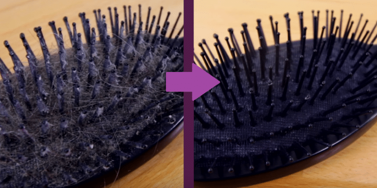 nettoyer sa brosse avant apr&egrave;s