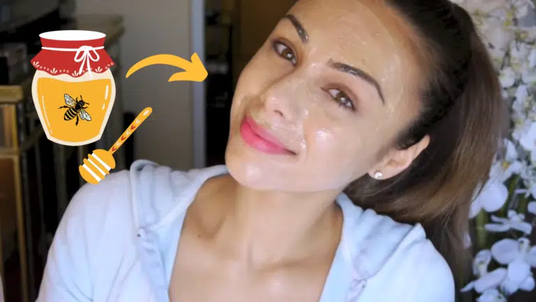 une masque au miel