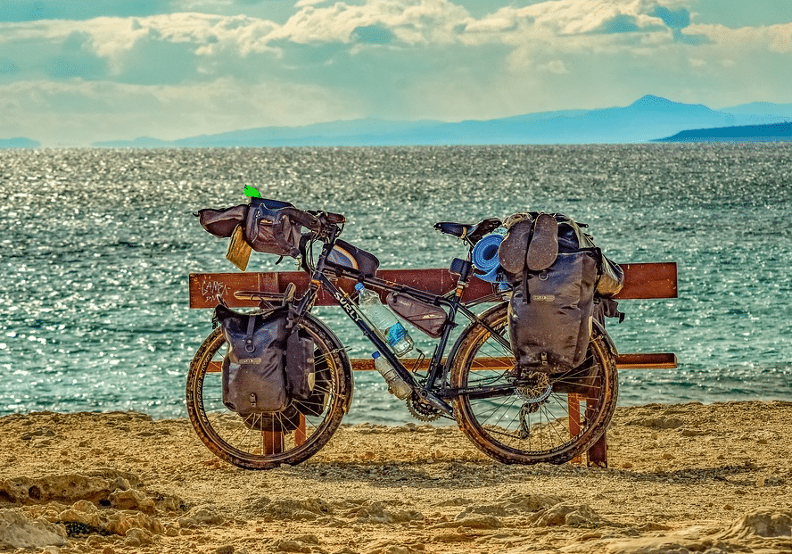 voyage plage v&eacute;lo