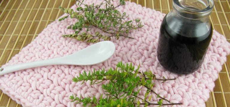 Sirop de thym pour la toux