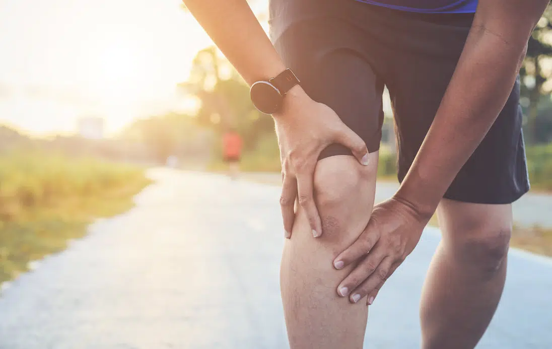 blessure sportive genou douleurs