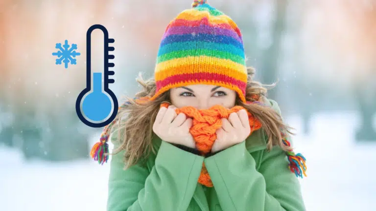 froid hiver neige une