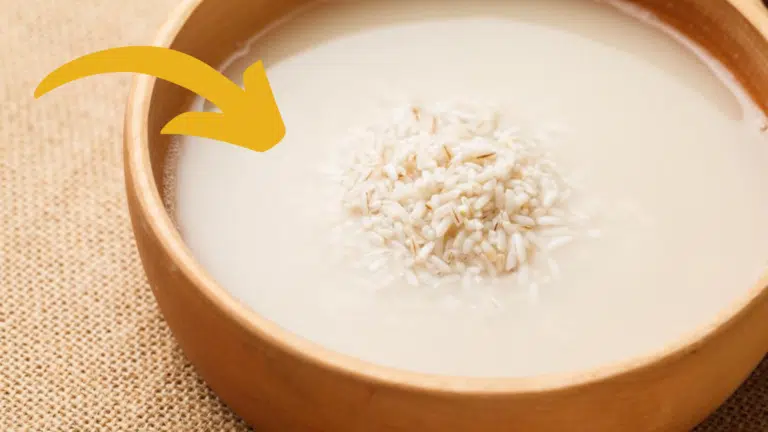 une eau de riz