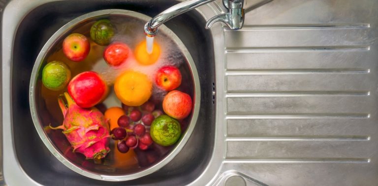 laver fruits et l&eacute;gumes