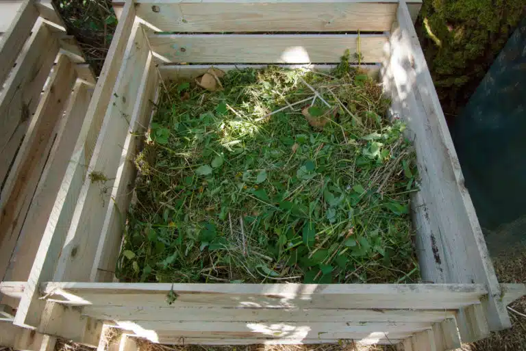 bac de compostage composteur compost mauvaises herbes d&eacute;chets verts