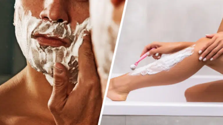 mousse &agrave; raser rasage visage corps
