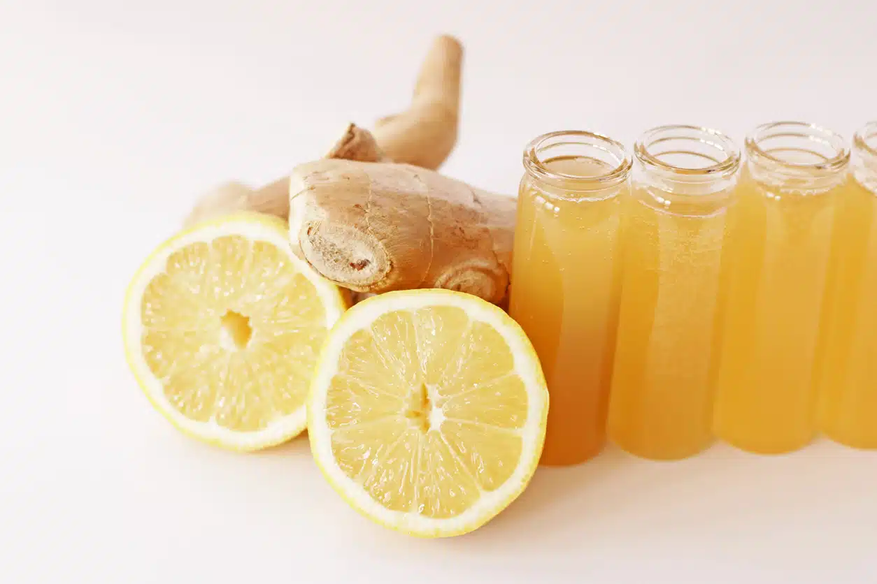 gingembre citron immunity shot