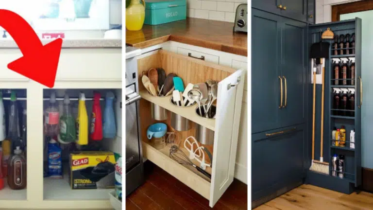 une rangements de cuisine