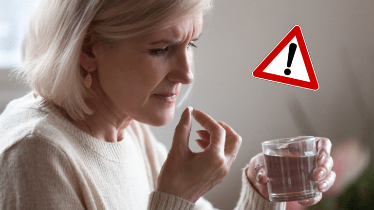 femme s&eacute;nior personne &acirc;g&eacute;es de plus de 60 ans m&eacute;dicaments dangereux
