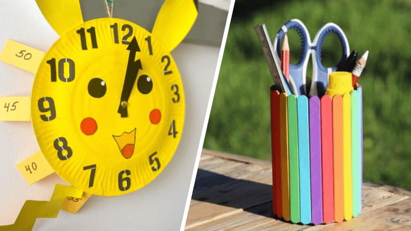 5 activités manuelles pour la rentrée des classes