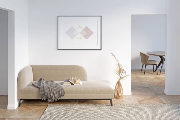 salon m&eacute;ridienne d&eacute;coration int&eacute;rieure tapis parquet sol en bois