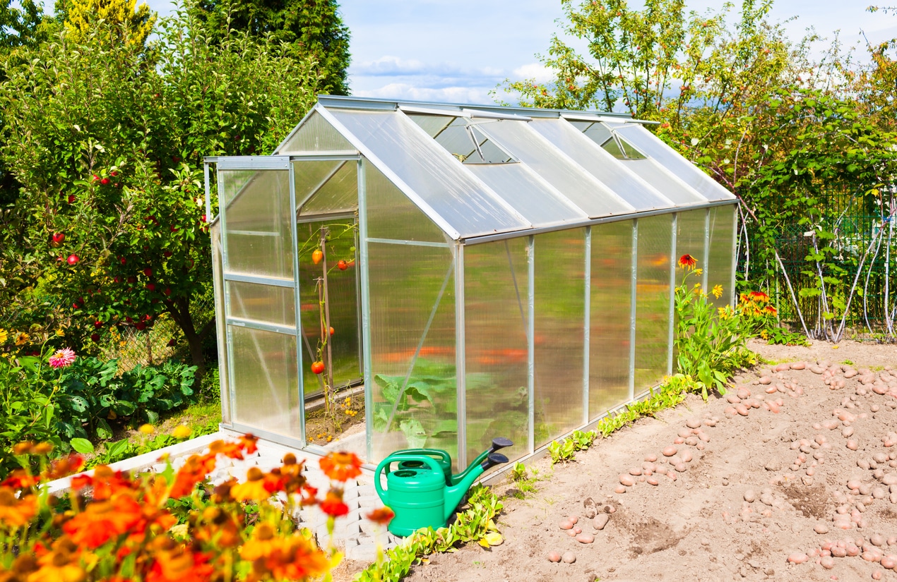 am&eacute;nagement serre de jardin