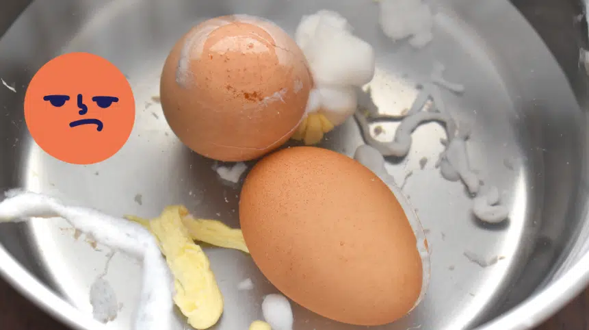oeuf cuisson à l'eau éviter coquille cassée