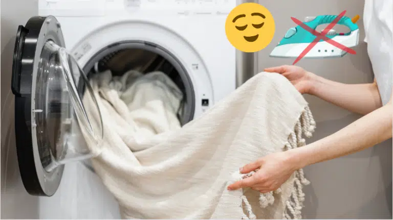 linge repass&eacute; sans fer &agrave; repasser apr&egrave;s le lavage en machine &agrave; laver