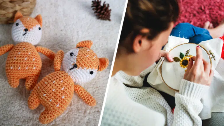 Broderie et crochet travaux créatifs loisirs créatifs fait main