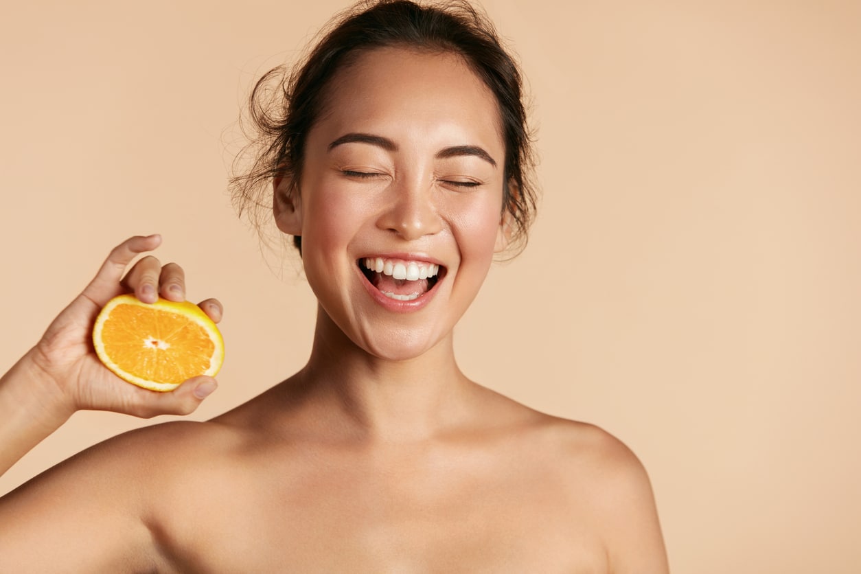 alimentation pour avoir une belle peau orange agrume