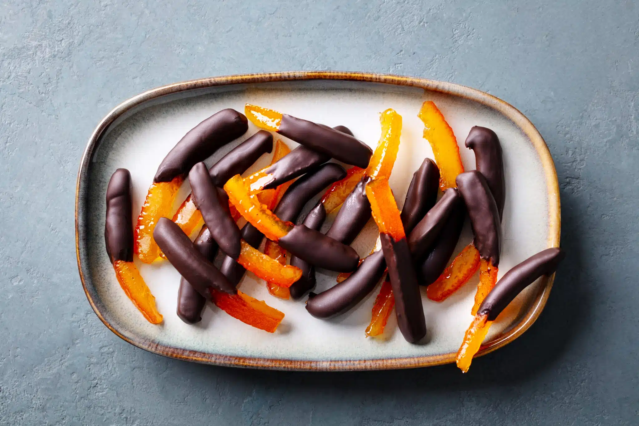 &Eacute;corces d&rsquo;oranges confites au chocolat recettes aux pelures d'agrumes