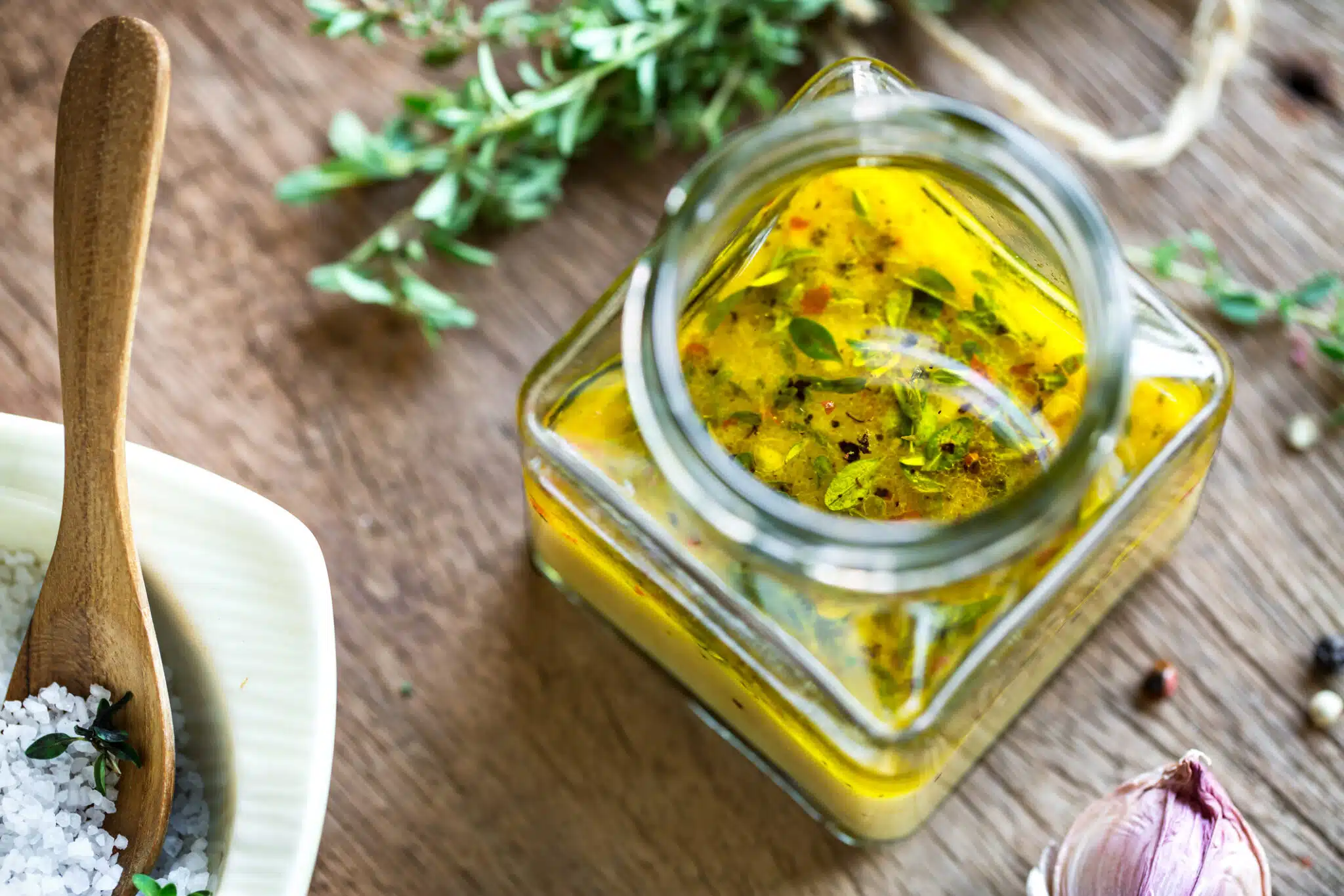 Vinaigrette de citron au thym