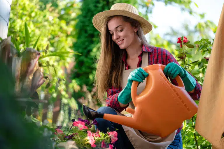 arrosoir pour arroser les fleurs dans le jardin Jardinage et floriculture