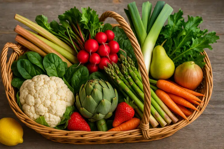 fruits et l&eacute;gumes d'avril