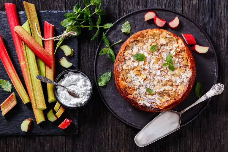 Tarte &agrave; la rhubarbe