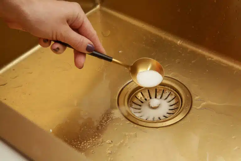 bicarbonate de soude sel levure chimique déboucher un évier bouchon canalisation drain