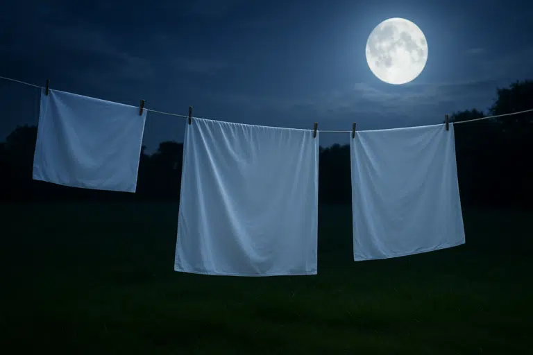 faire blanchir le linge à la pleine lune blanchiment effet blanchissant