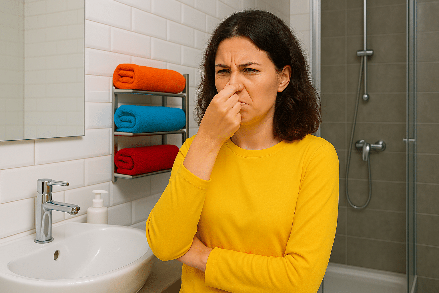 mauvaises odeurs d'&eacute;gout dans la salle de bain