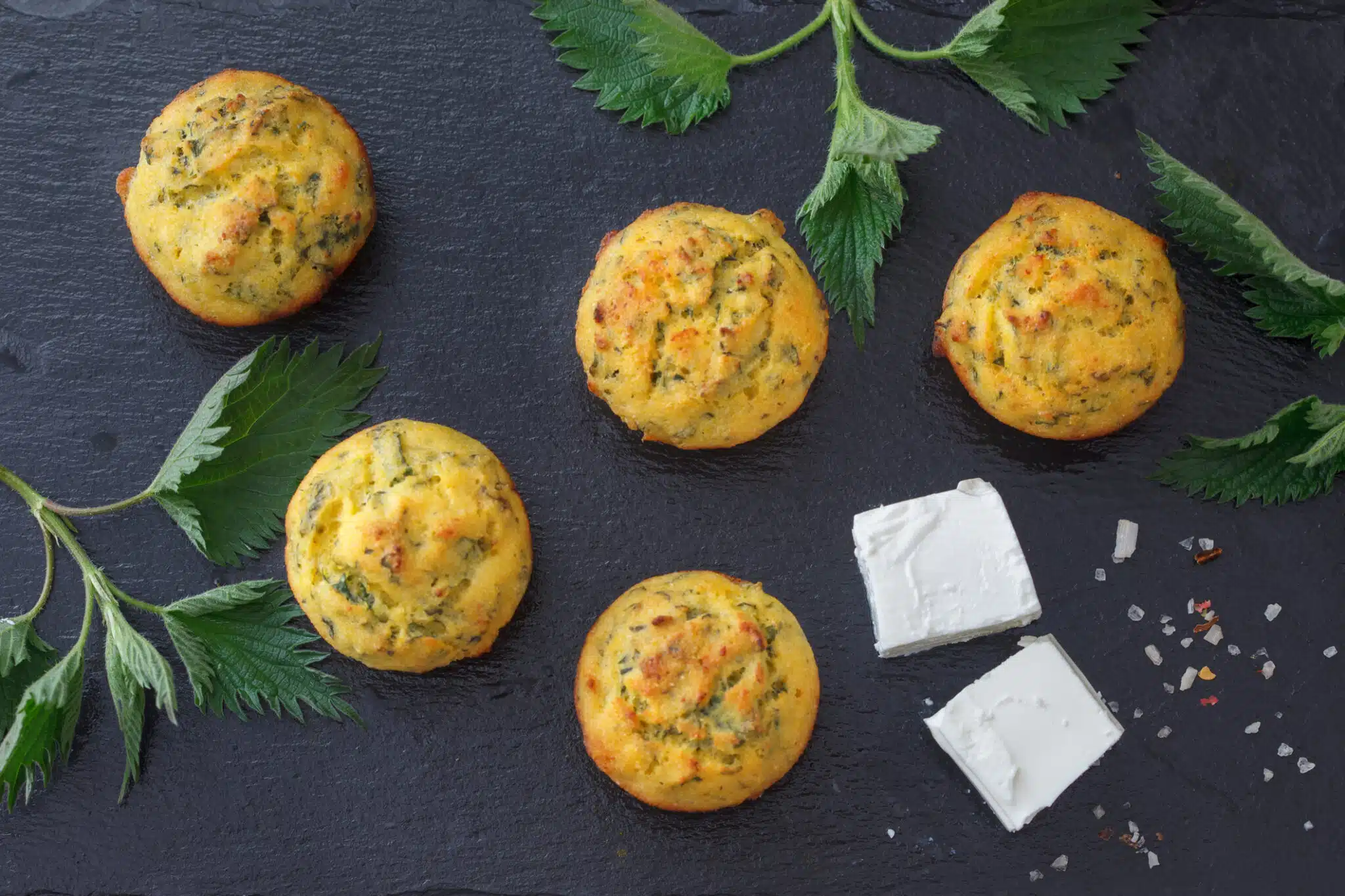 muffins fromage et ortie
