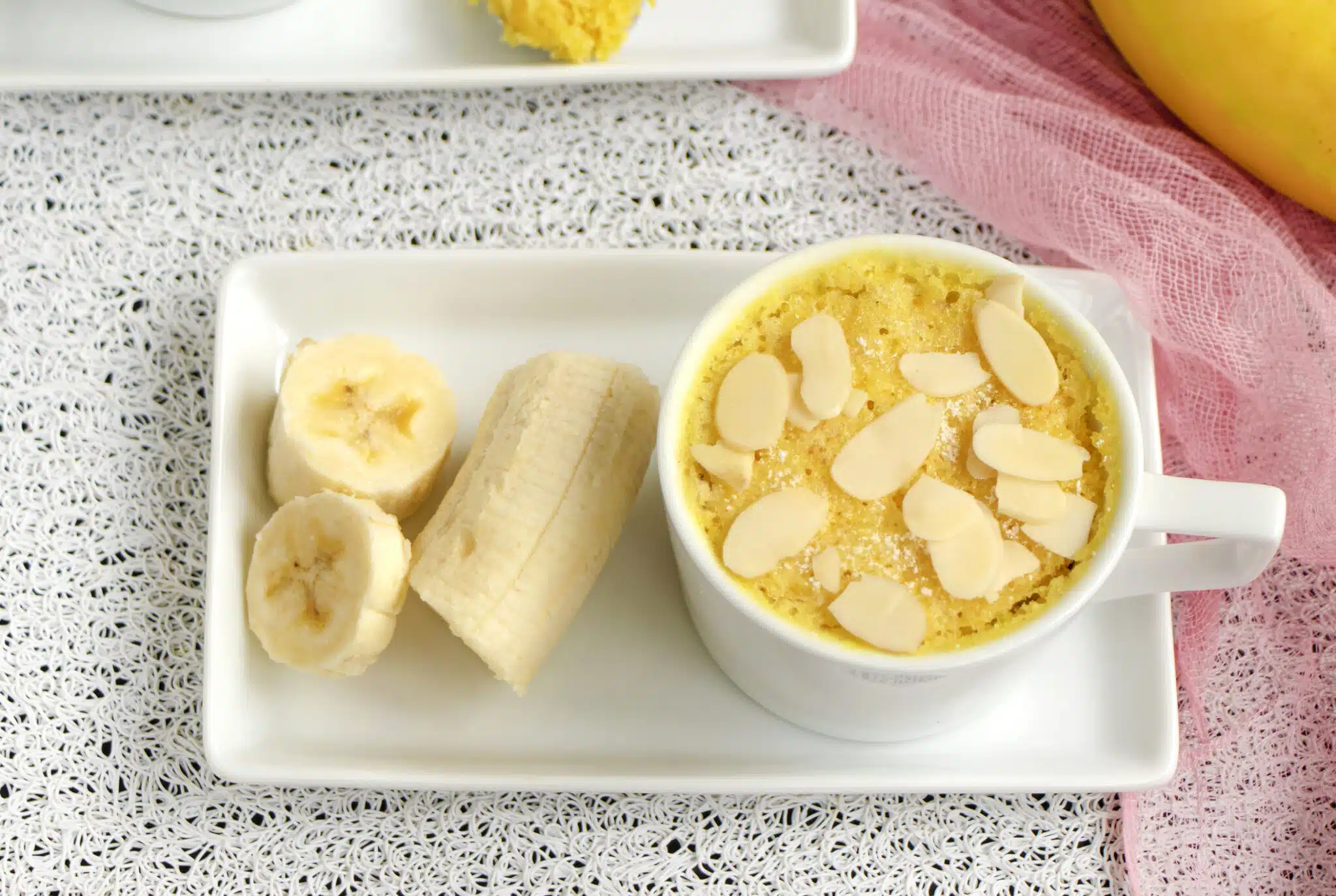 mugcake mug cake amande banane