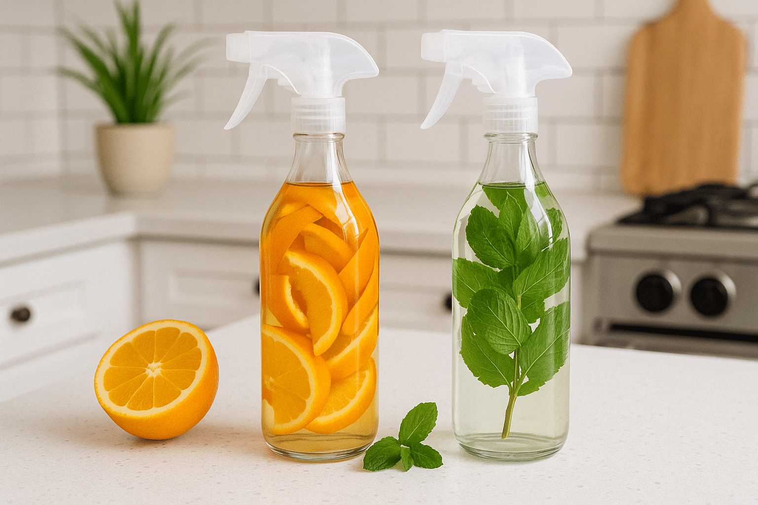 vinaigre blanc &agrave; l'orange ou &agrave; la menthe bonne odeur vinaigre m&eacute;nager