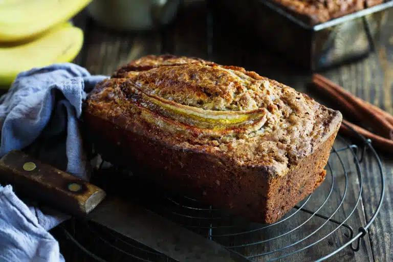 banana bread cake &agrave; la banane recette