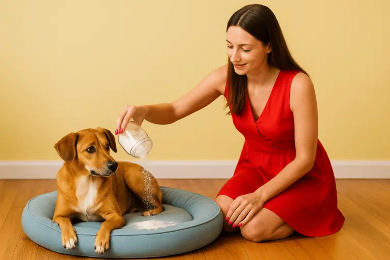 bicarbonate pour d&eacute;sodoriser coussin du chien coin dodo animaux