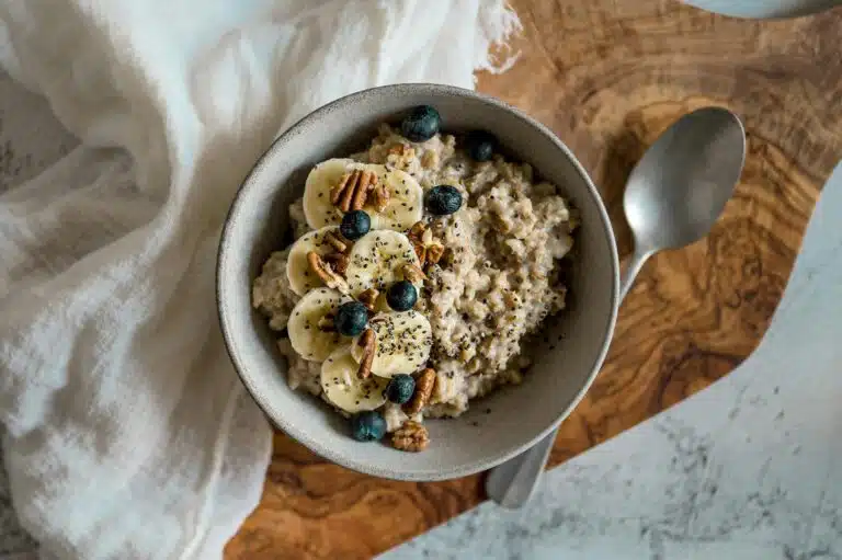 flocons d'avoine petit d&eacute;jeuner overnight oats matin porridge