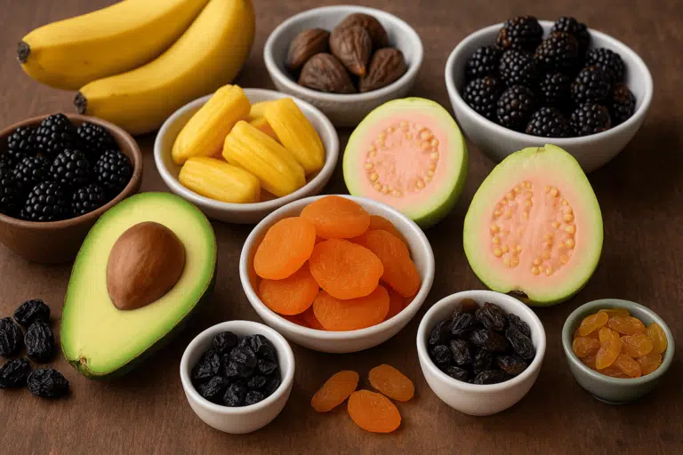 fruits riches en prot&eacute;ines