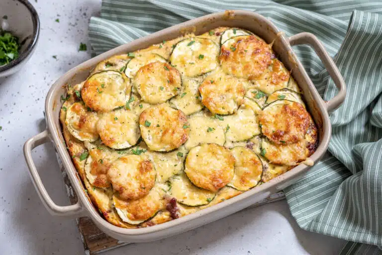gratin aux courgettes et fromage