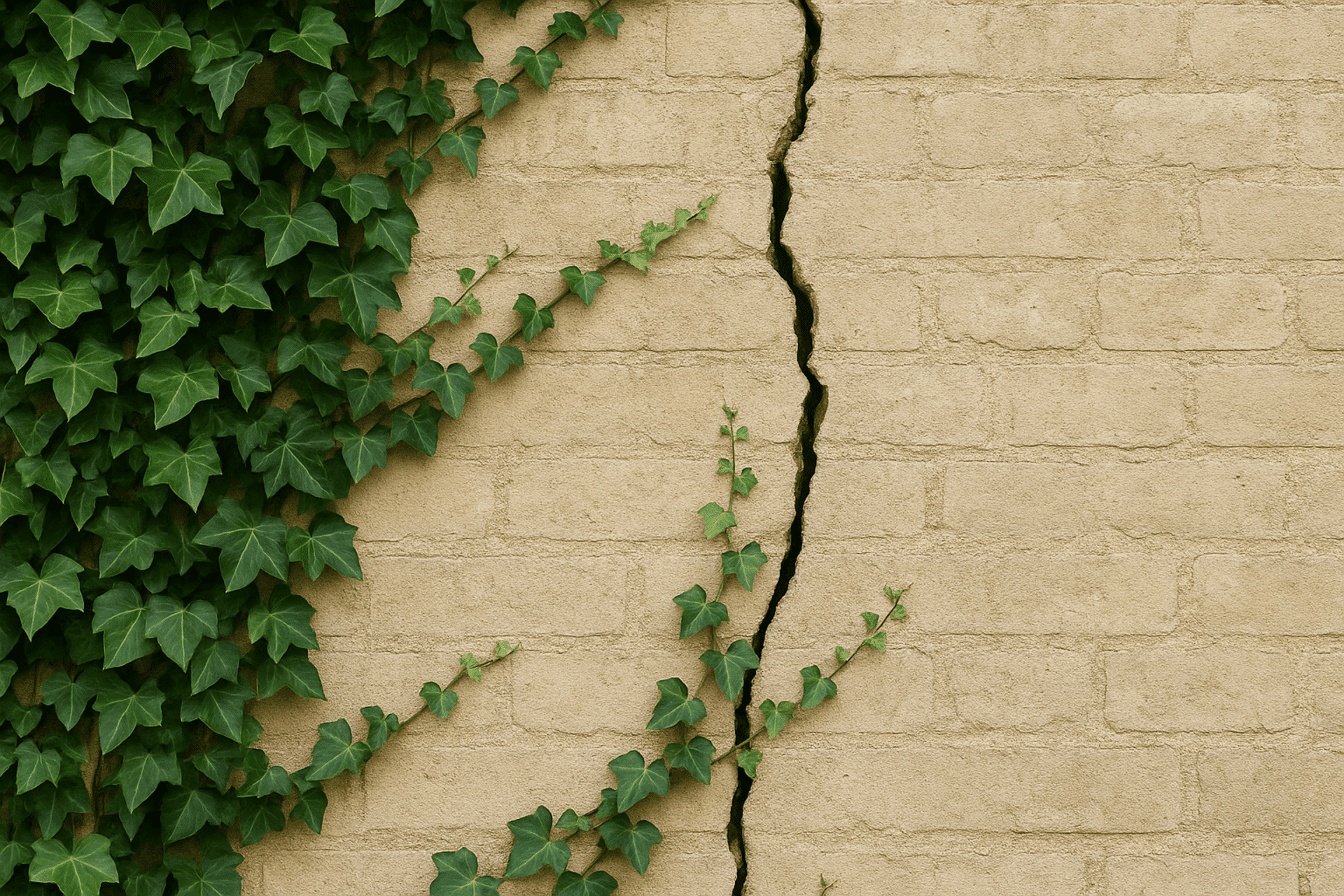 lierre dégâts dommages façade maison assurance