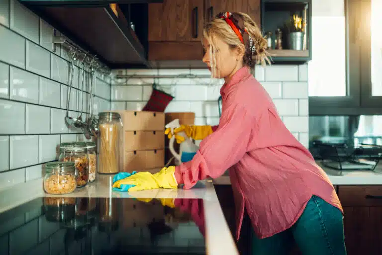 m&eacute;nage nettoyage entretien cuisine spray frotter astiquer r&eacute;curer