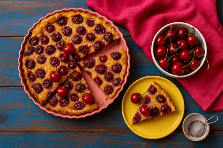 recette maison du clafoutis &agrave; la cerise cerises