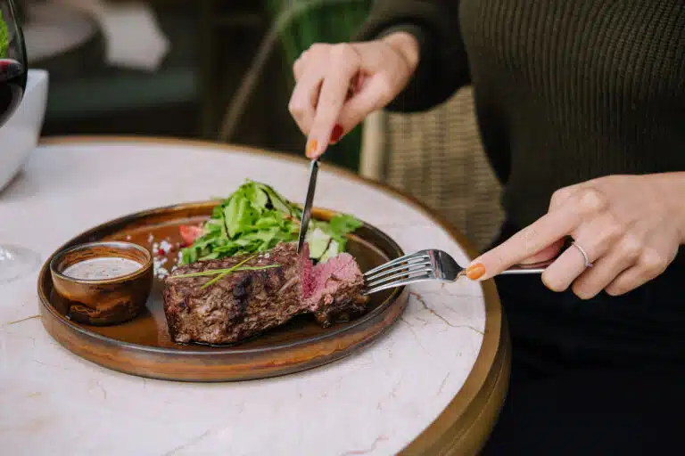 restaurant steak filet de b&oelig;uf viande rouge