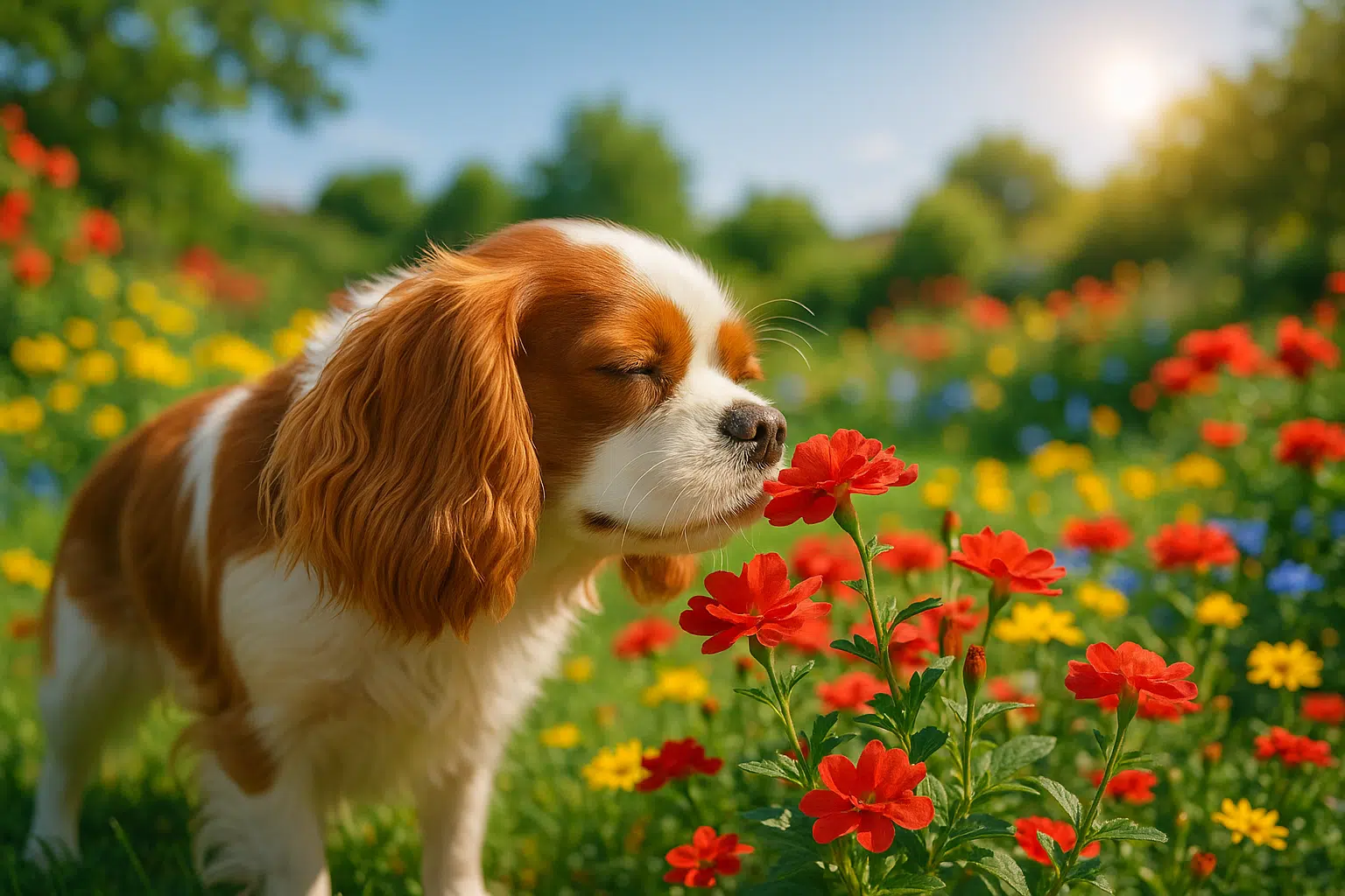 rhume des foins chien