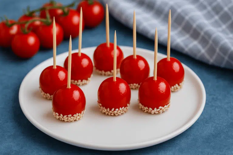 tomates cerises fa&ccedil;on pommes d'amour