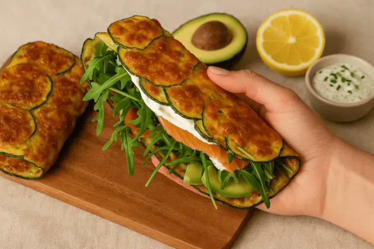 wrap de courgette maison