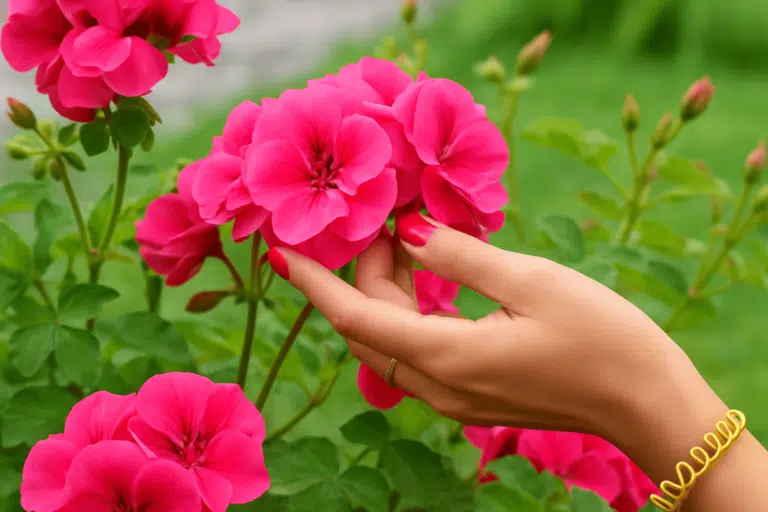 fleurs du jardin g&eacute;ranium jardinage juin juillet ao&ucirc;t printemps &eacute;t&eacute;